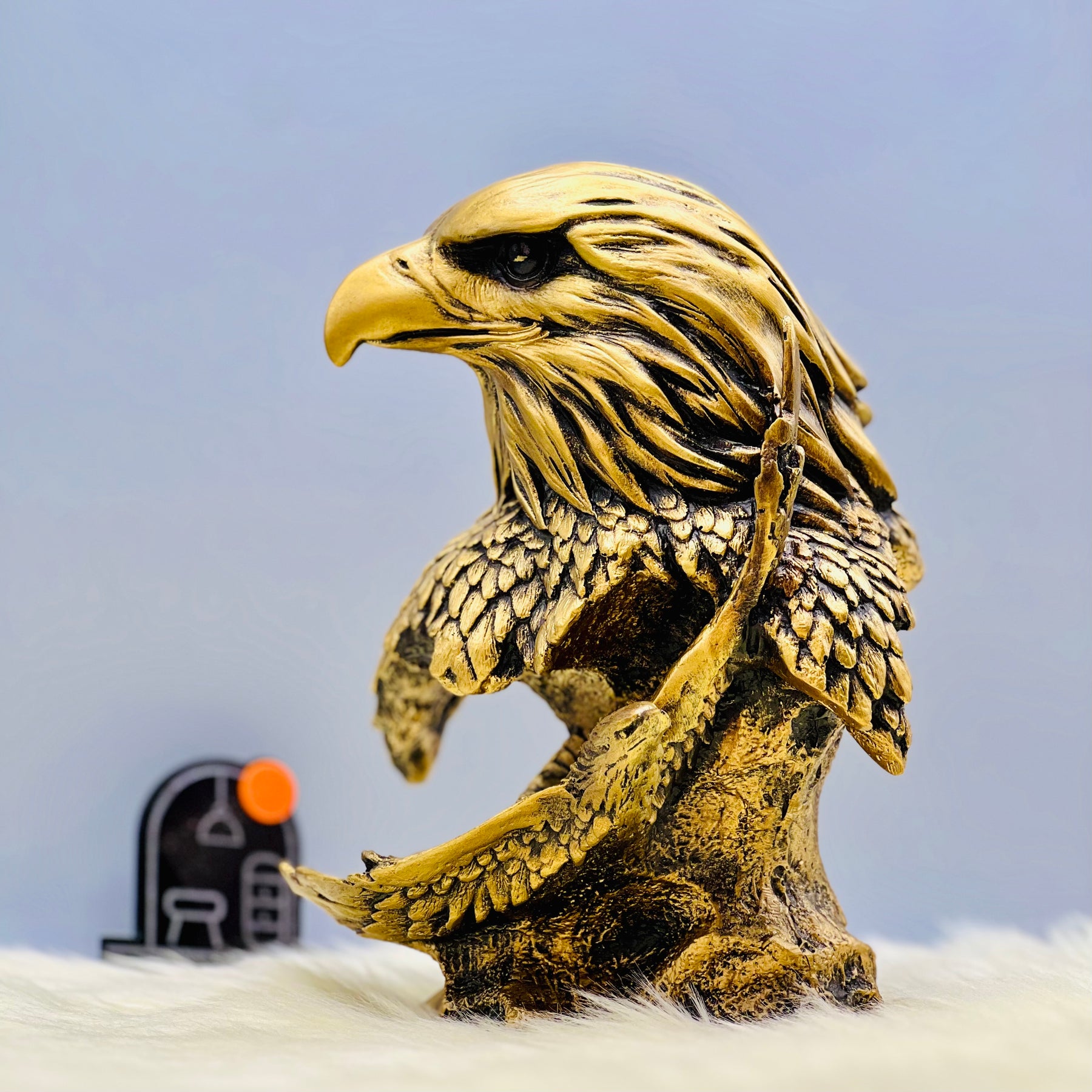 Majestic Hawk Statue