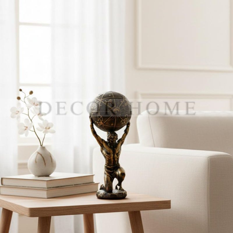 Atlas Holding World Greek Statue