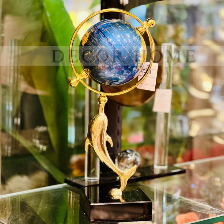 Creative Dolphin Earth Globe Ornament