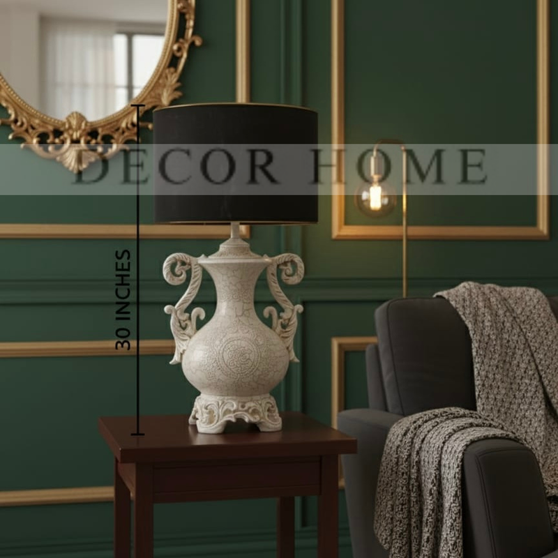 Textured Ceramic Base Modern Decorative Table Lamp