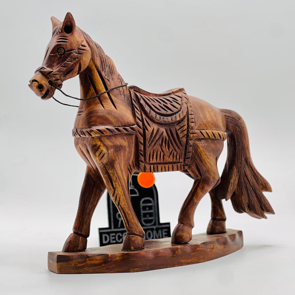 Sheesham Wood Horse Sculpture