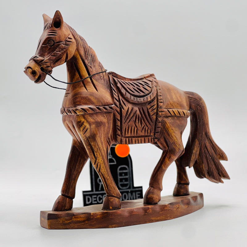 Sheesham Wood Horse Sculpture