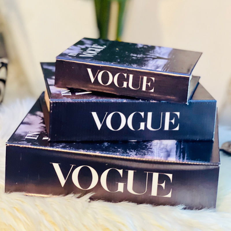 Decorative Vogue Secret Books & Jewellery Box