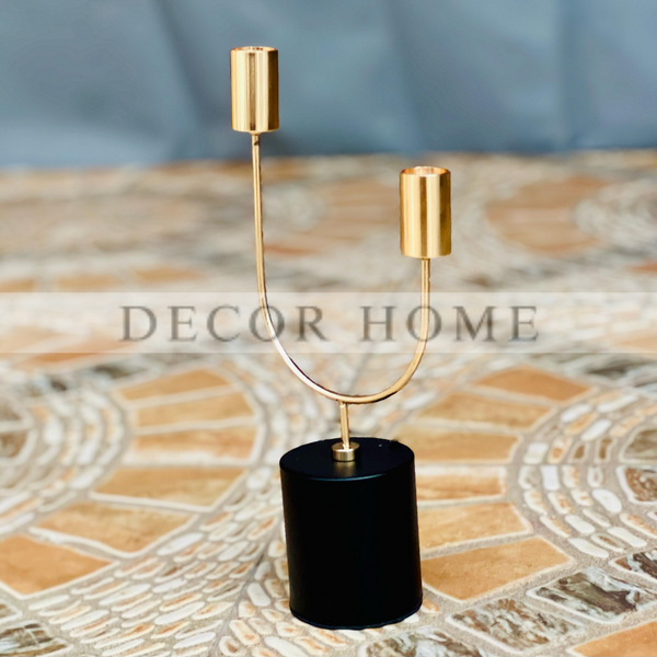 Contemporary 2-Light Candle Holder