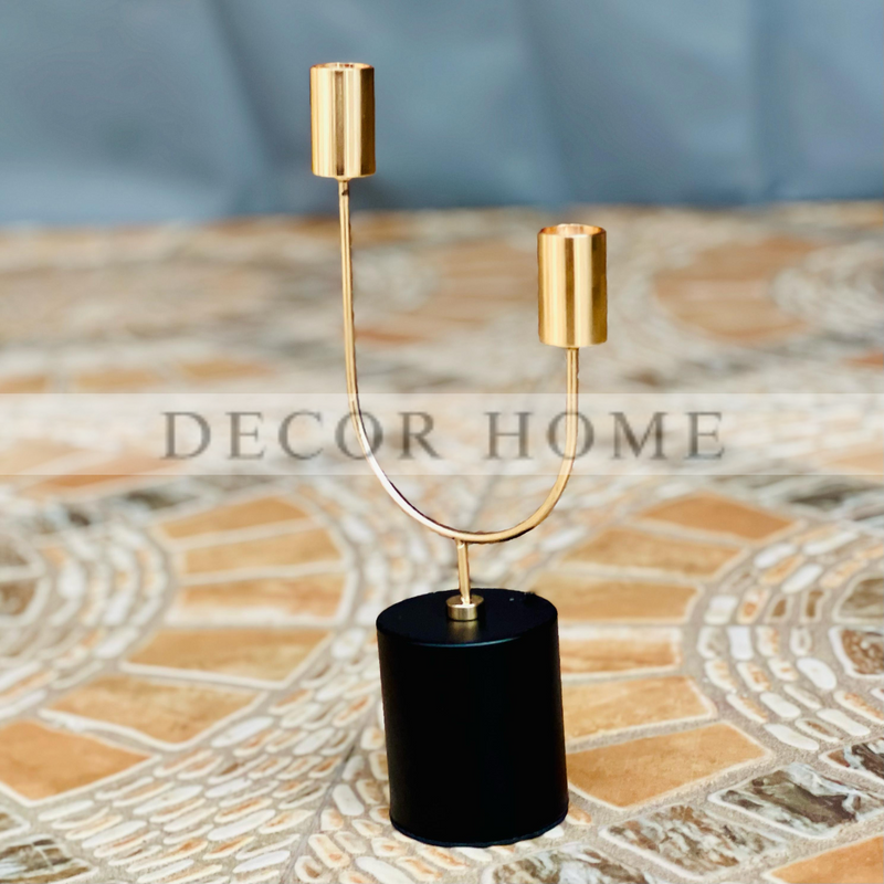 Contemporary 2-Light Candle Holder