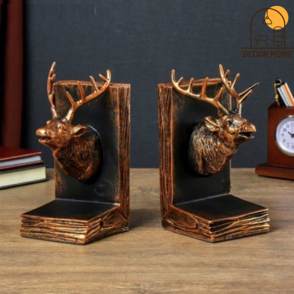 Vintage Deer Delight Bookend