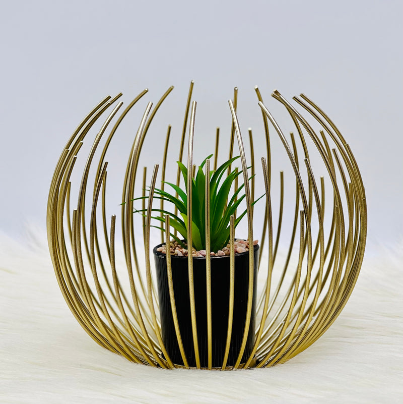 Realistic Artificial Golden Pot Plant