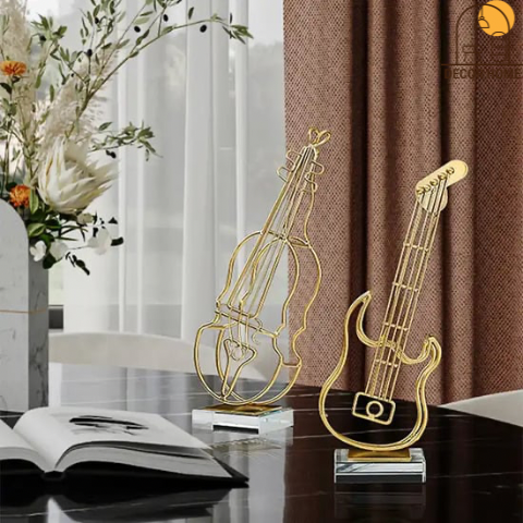 1 Pc Guitar Statue Musical Instrument