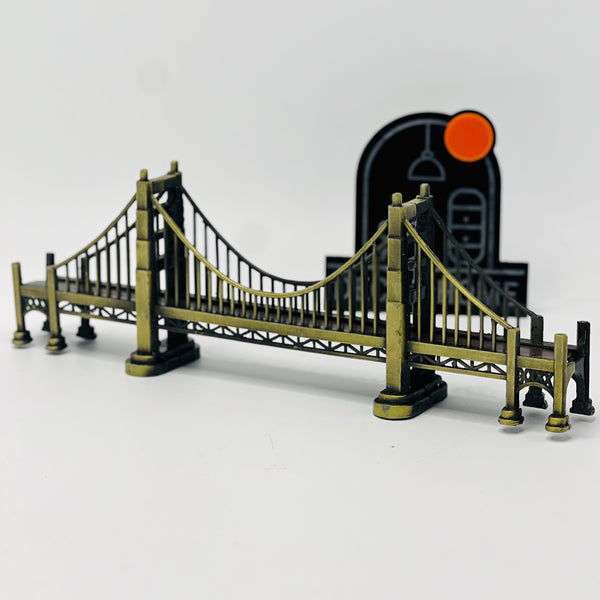 Metal Bridge Statue