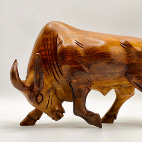 Handcrafted Bull Sculpture