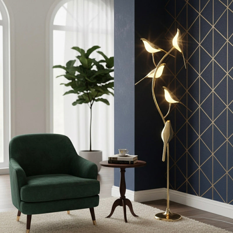 LED Dove Floor Lamp