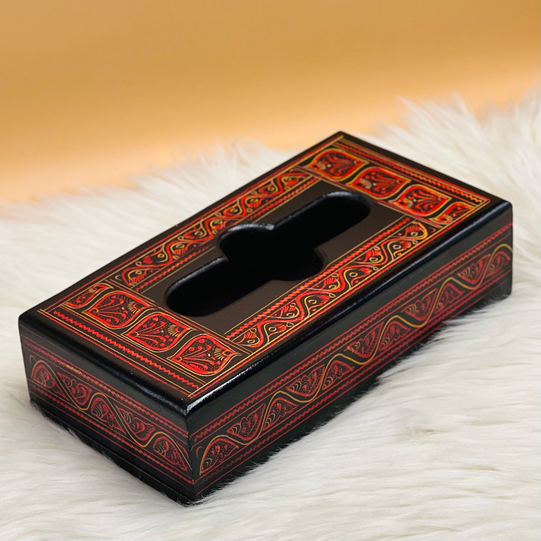 Laquer Art Tissue Box