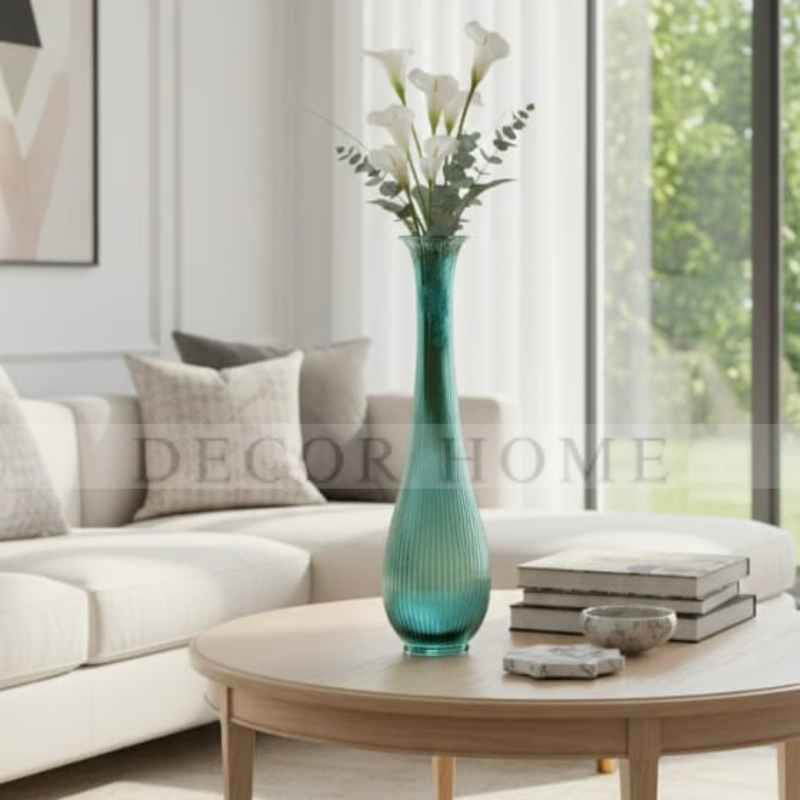 Fluted Pampas Grass Vase