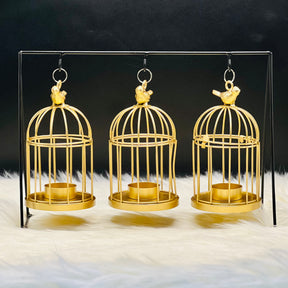 Birds Cage Carrior Candle Holder