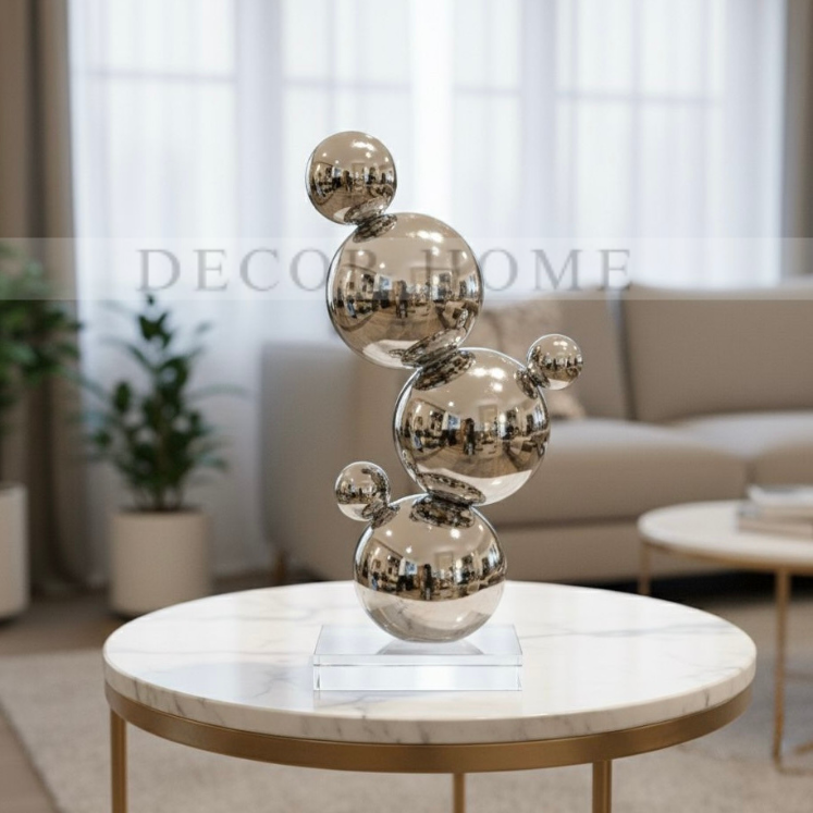 Stainless Steel Combination Ball Decor Ornament