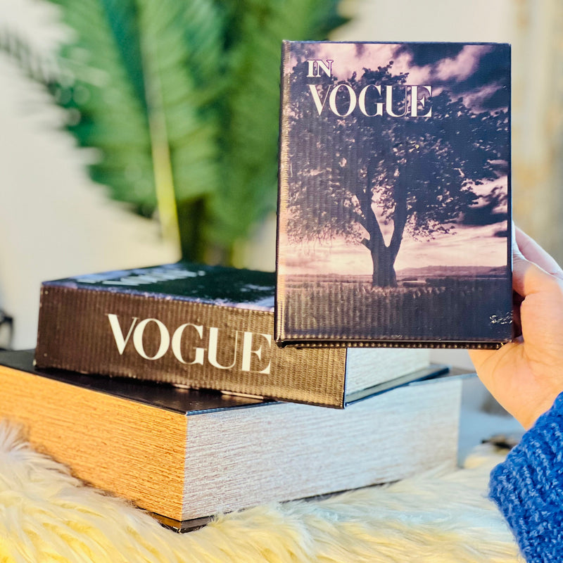 Decorative Vogue Secret Books & Jewellery Box