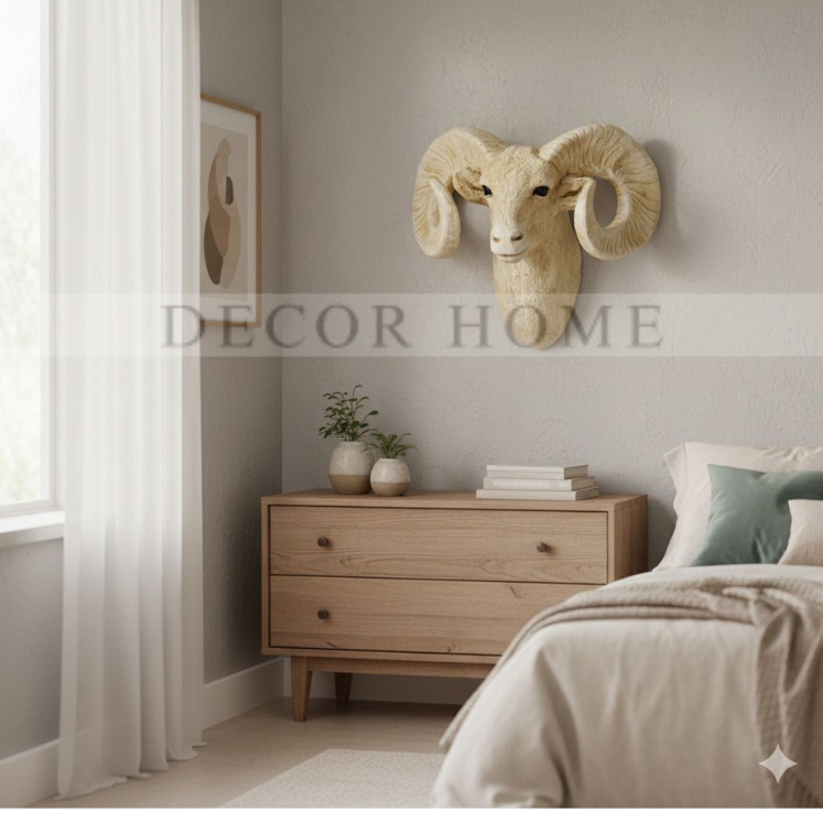 Bighorn Ram Wall hanging Head