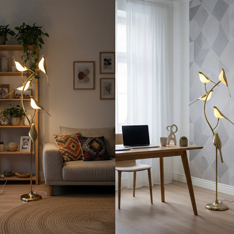 LED Dove Floor Lamp