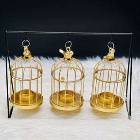 Birds Cage Carrior Candle Holder