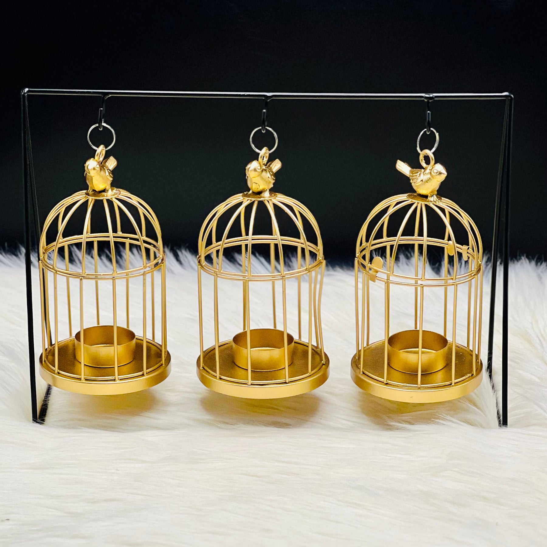 Birds Cage Carrior Candle Holder