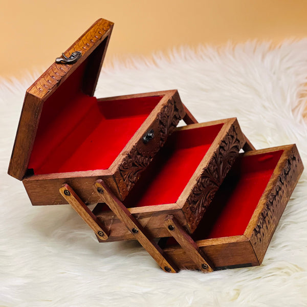 Wooden Jewelry Box( Steps of 3)