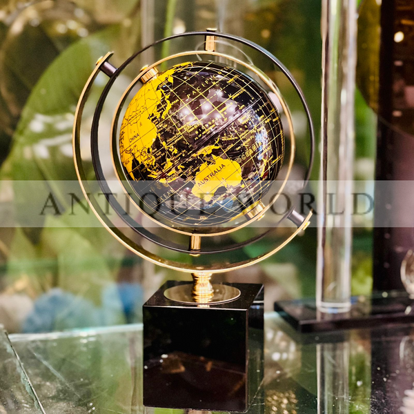 3D-Rotational Globe Map Decor