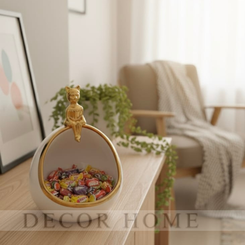 Golden Muse Ceramic Bowl