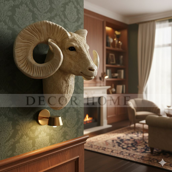 Bighorn Ram Wall hanging Head