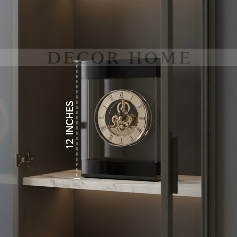 Crystal Gear Elegance Clock