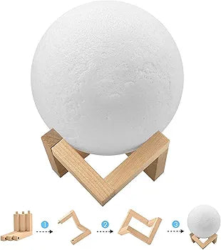 3D Printing Moon Lamp