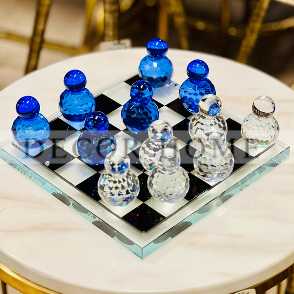 Triumph Crystal Chess Glass Bame Board