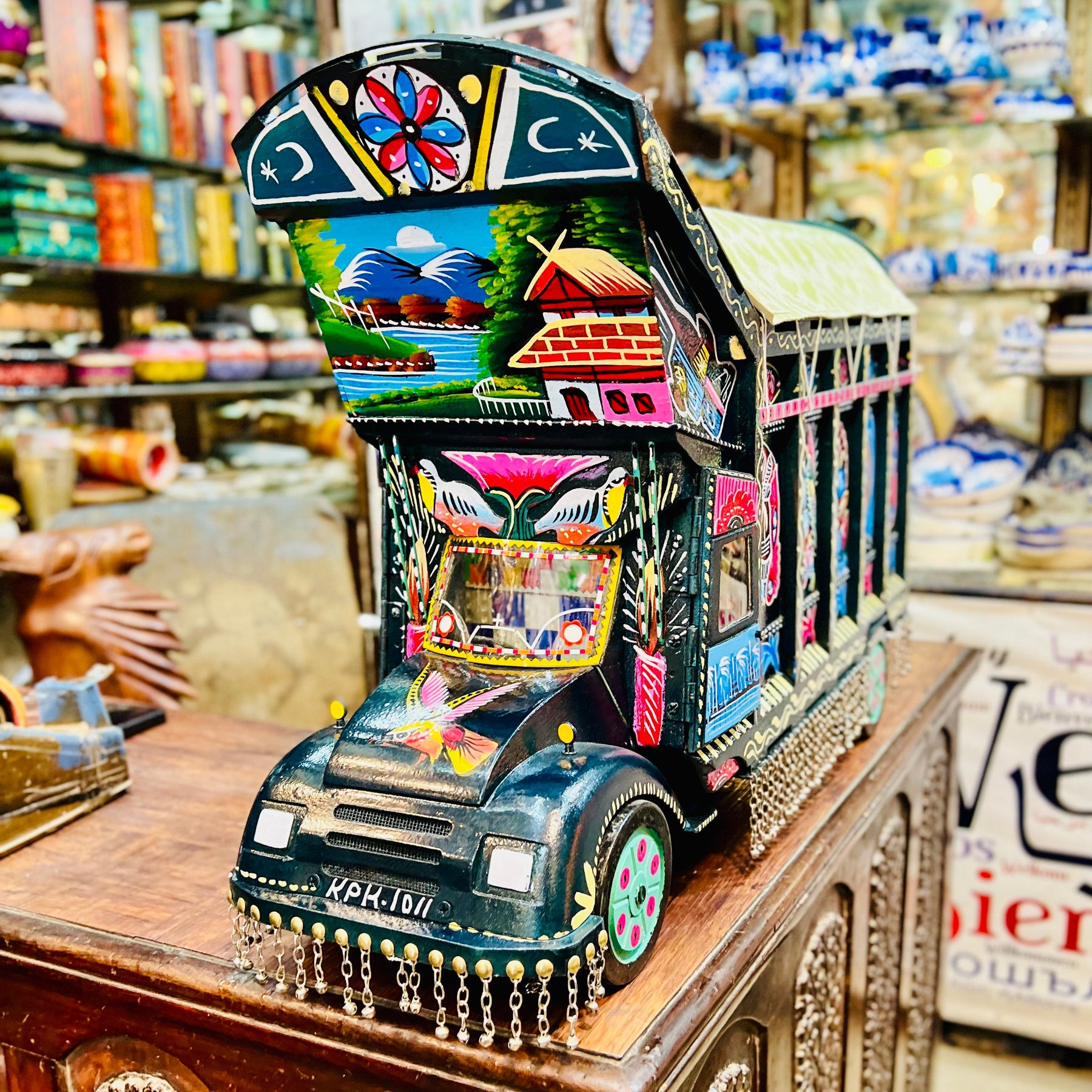 Giant Handcrafted Truck Model