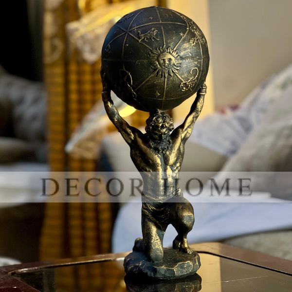 Atlas Holding World Greek Statue