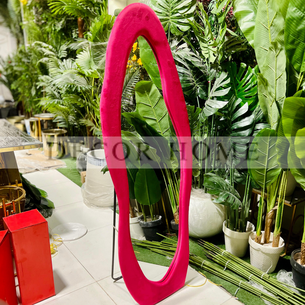 Geometric Shaped Floor Mirror