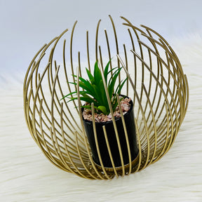 Realistic Artificial Golden Pot Plant