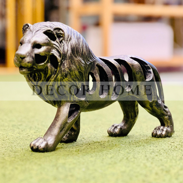 Metal Lion Sculpture