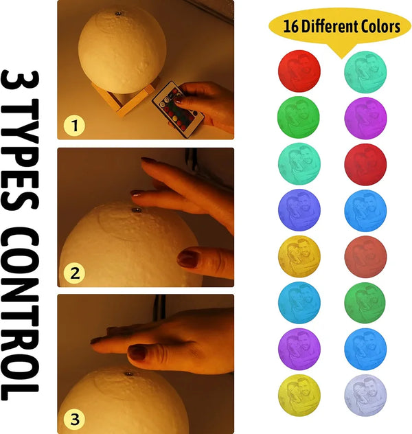 3D Printing Moon Lamp