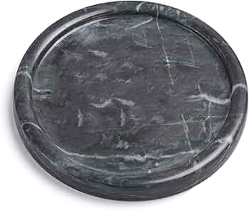 Genuine Black Marble Tray Decor