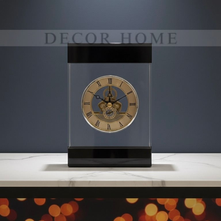 Crystal Gear Elegance Clock