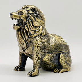 Idol Of Brass King Lion Ash Tray