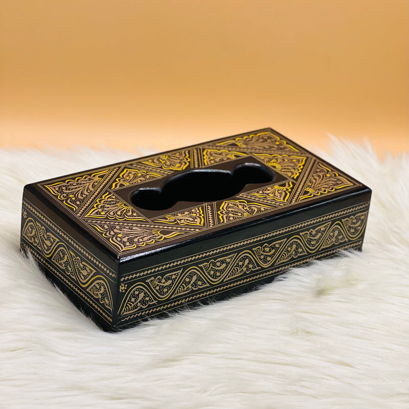 Laquer Art Tissue Box