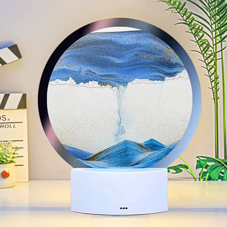 3D Quicksand Painting LED Table Lamp