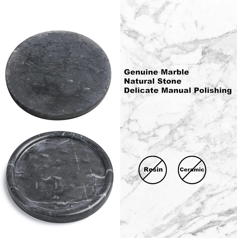 Genuine Black Marble Tray Decor