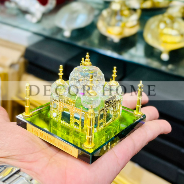 Crystal Taj Mahal Showpiece