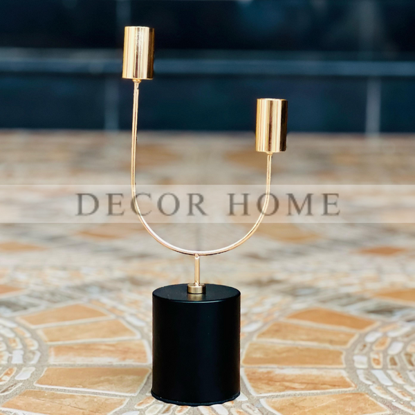 Contemporary 2-Light Candle Holder