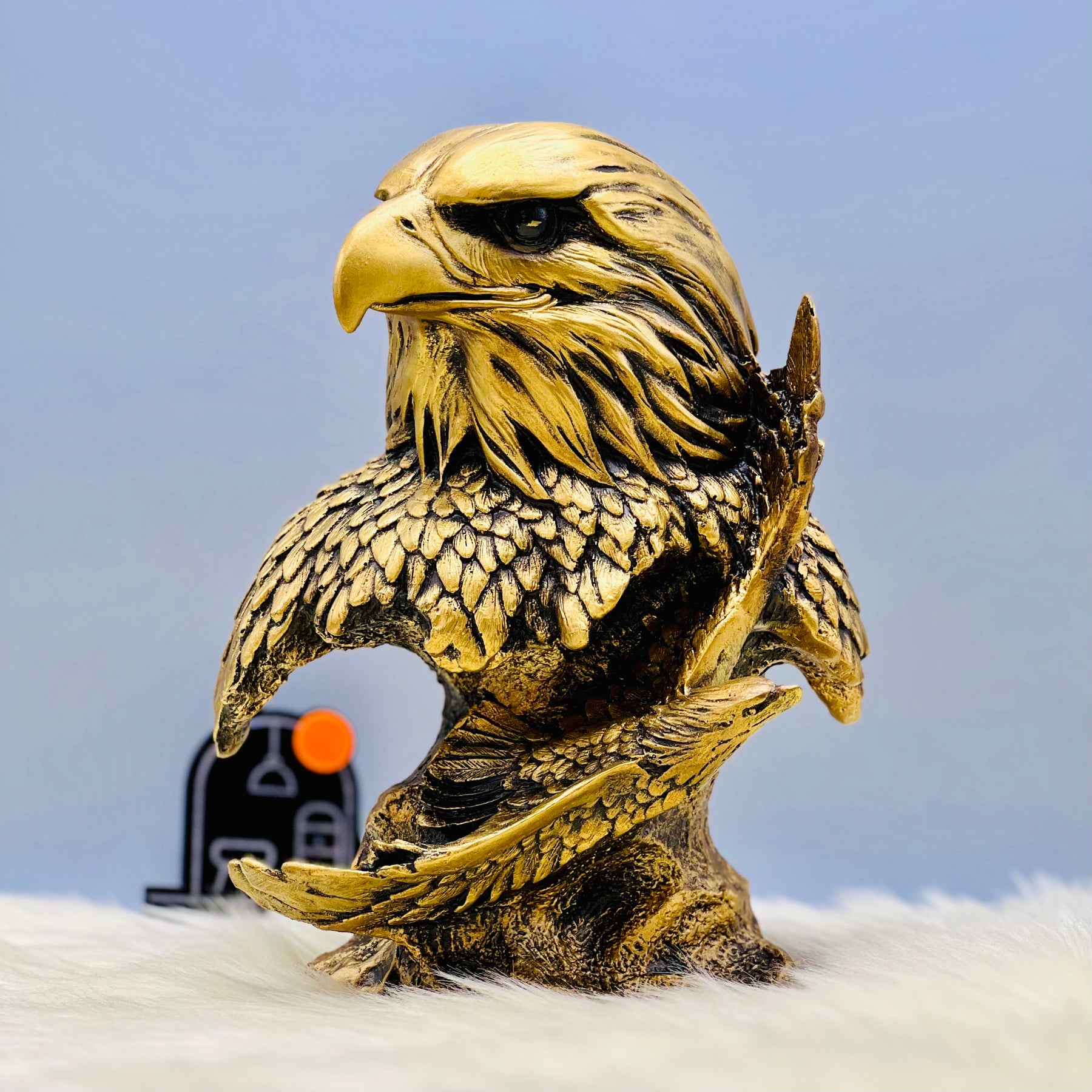 Majestic Hawk Statue