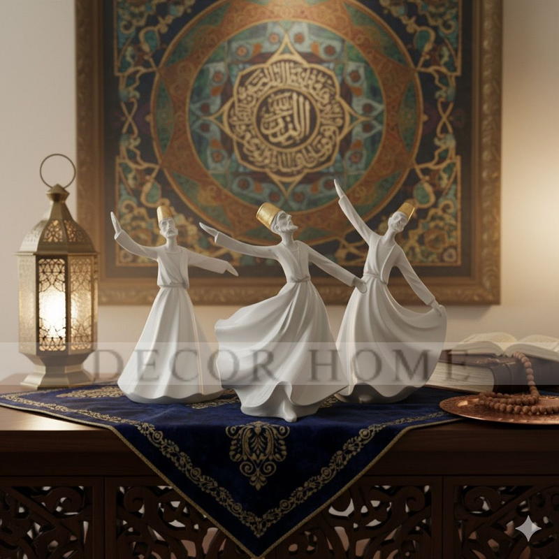 Classical Dervish  Art Sculpture( Set of 3)