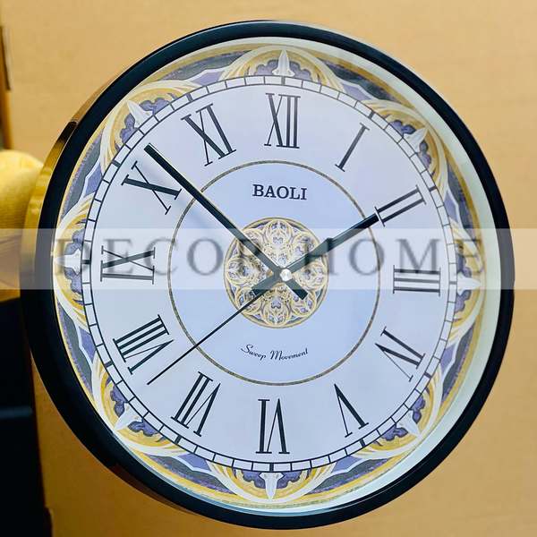 Baoli Quartz Fancy Roman Wall Clock