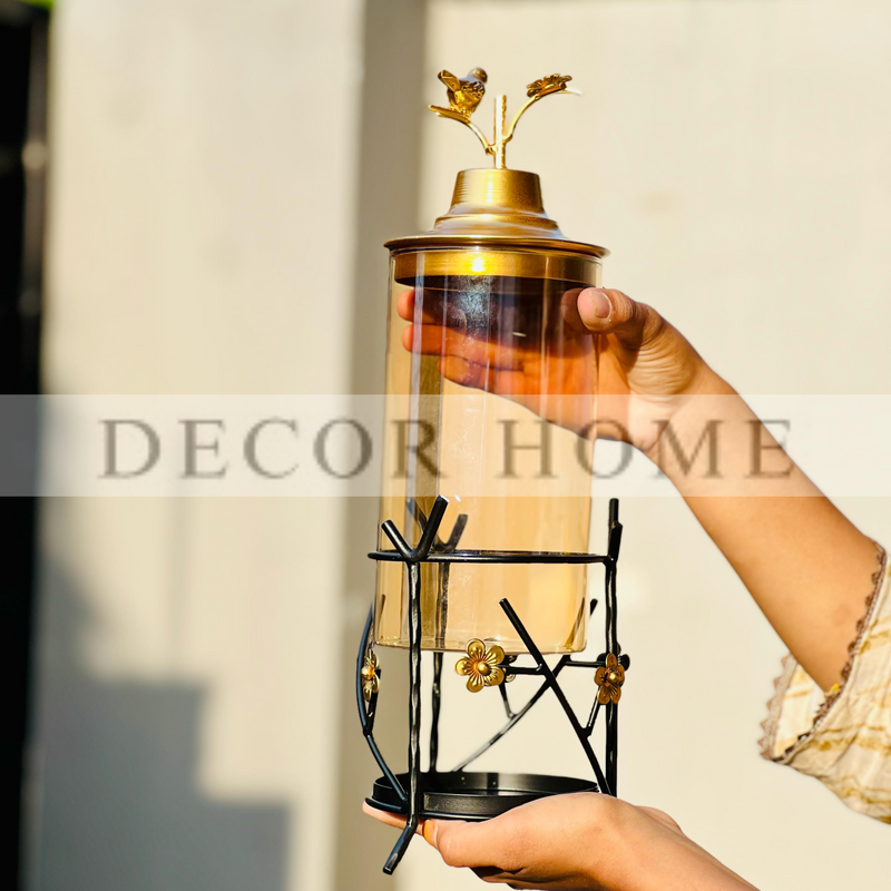 Rustic Charm Storage Jar