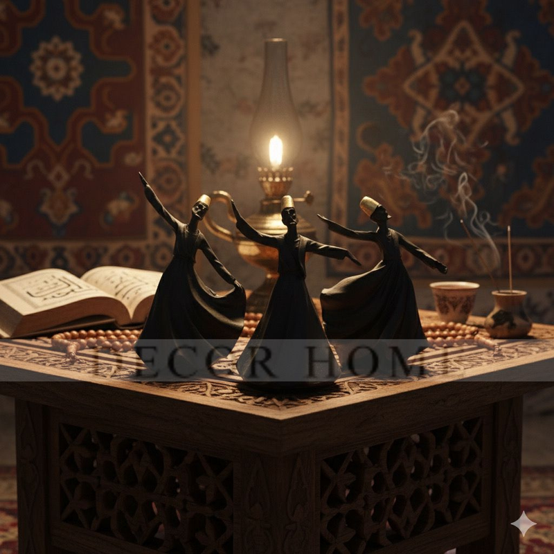 Classical Dervish  Art Sculpture( Set of 3)